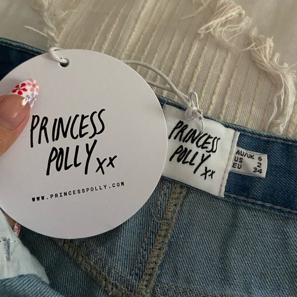 Princess Polly Hoodwink Denim Shorts - Picture 2 of 5